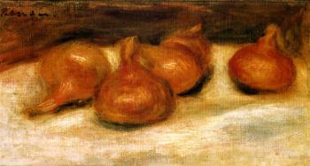 Pierre Auguste Renoir : Still Life with Onions